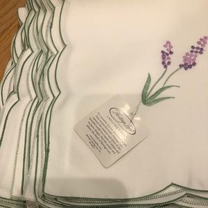 Cloth Embroidered Napkins-Set of 14